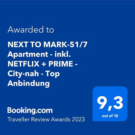 Next To Mark-51/7 Apartment - Inkl. Netflix + Prime - City-Nah - Top Anbindung โบคุห์ม ภายนอก รูปภาพ